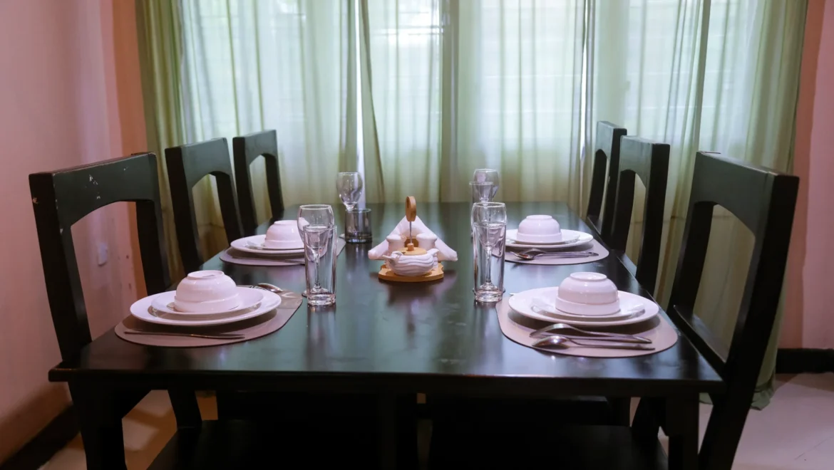 Dinning area nestova hostel